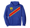 Congo Football Souvenir Flag Drc Hoodie - Fun Novelty Design for Adults - T-Shirt, Sweatshirt, Hoodie