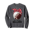 Busy Raising Ballers Volleyball Sweatshirt - Fun Novelty Design Unisex - T-Shirt, Sweatshirt, Hoodie