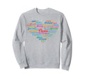 Nana Heart Grandma Mothers Day Sweatshirt - Minimalist Print for Adults - T-Shirt, Sweatshirt, Hoodie