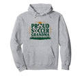 Proud Soccer Grandma Crown Sports Hoodie - Fun Novelty Design for Adults - T-Shirt, Sweatshirt, Hoodie