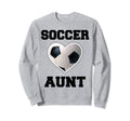 Soccer Aunt Family Matching Sport Sweatshirt - Minimalist Print for Adults - T-Shirt, Sweatshirt, Hoodie