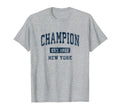 Champion New York Ny Athletic Sports T-Shirt - Custom Art Print Men Women - T-Shirt, Sweatshirt, Hoodie