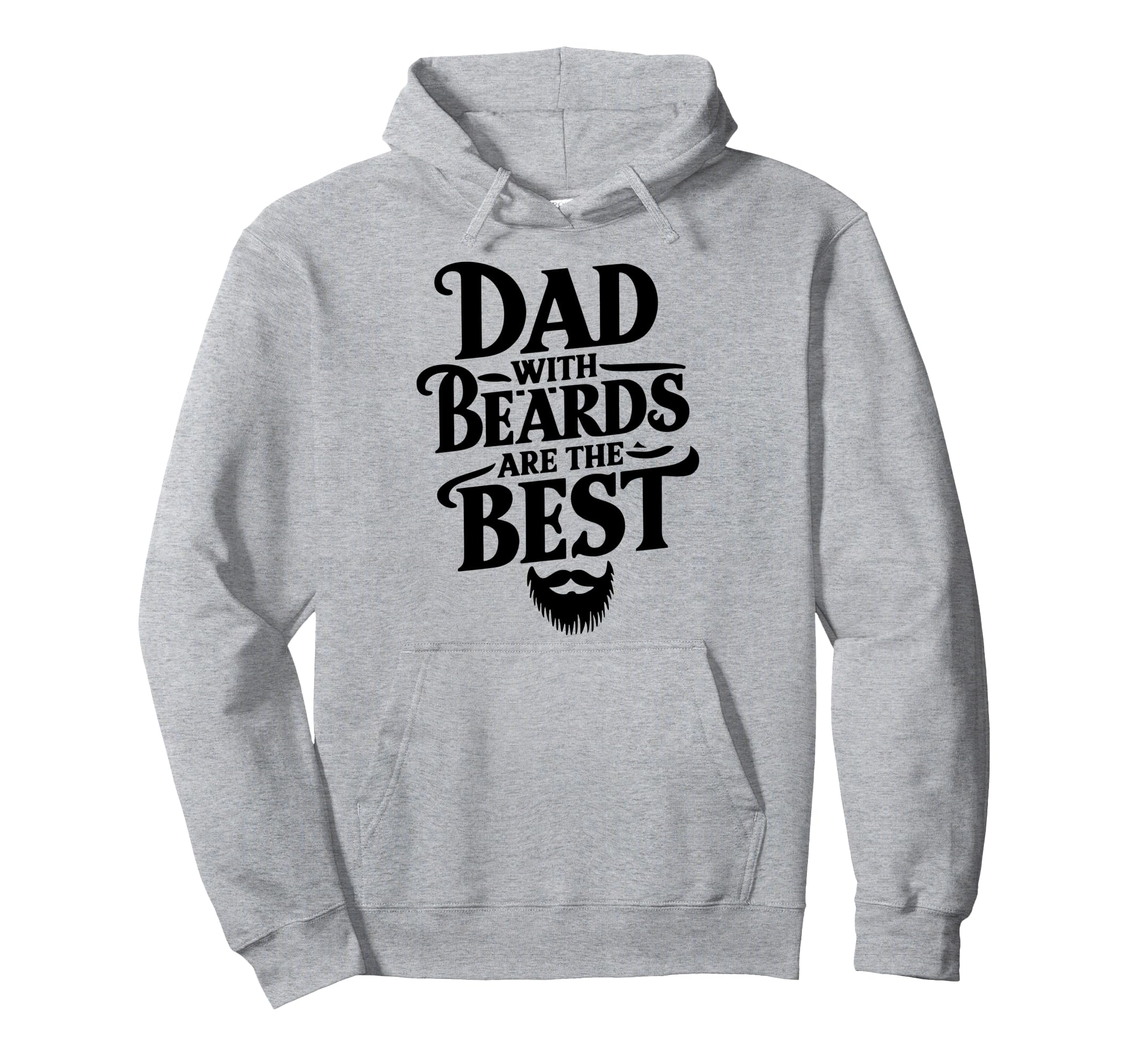 Bearded Lover Daddy Funny Beard Dad Hoodie - Casual Everyday Wear Unisex - T-Shirt, Sweatshirt, Hoodie