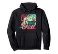 Bearded Dragon Dad Pogona Illustration Hoodie - Graphic Print for Adults - T-Shirt, Sweatshirt, Hoodie