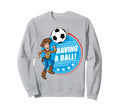 Toy Story Woody Soccer Having Ball Sweatshirt - Custom Art Print for Adults - T-Shirt, Sweatshirt, Hoodie