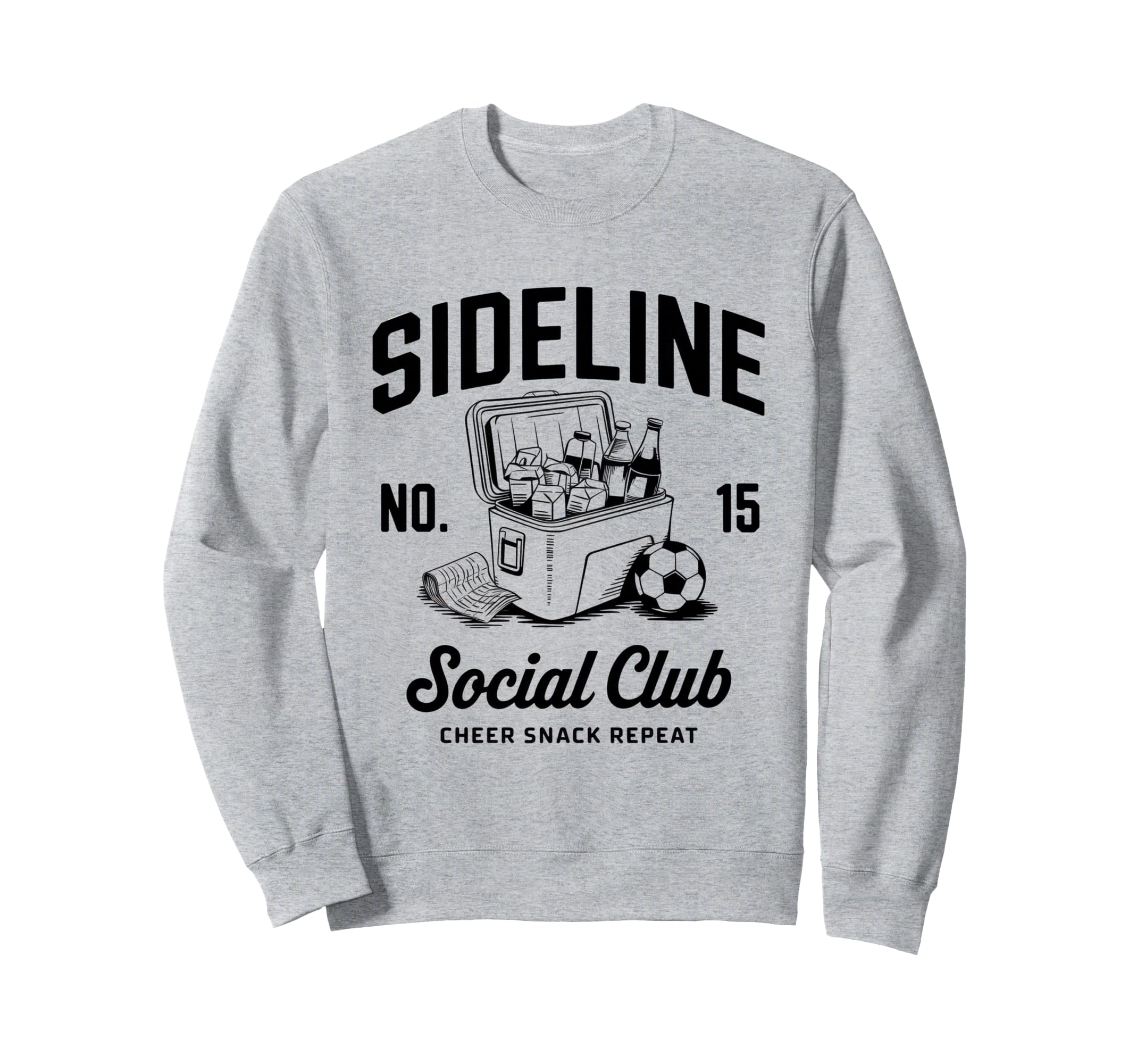 Sideline Social Club Soccer Mom Sweatshirt - Aesthetic Graphic Men Women - T-Shirt, Sweatshirt, Hoodie