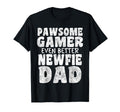 Pawsome Gamer Even Better Newfie Dad T-Shirt - Unique Graphic Men Women - T-Shirt, Sweatshirt, Hoodie