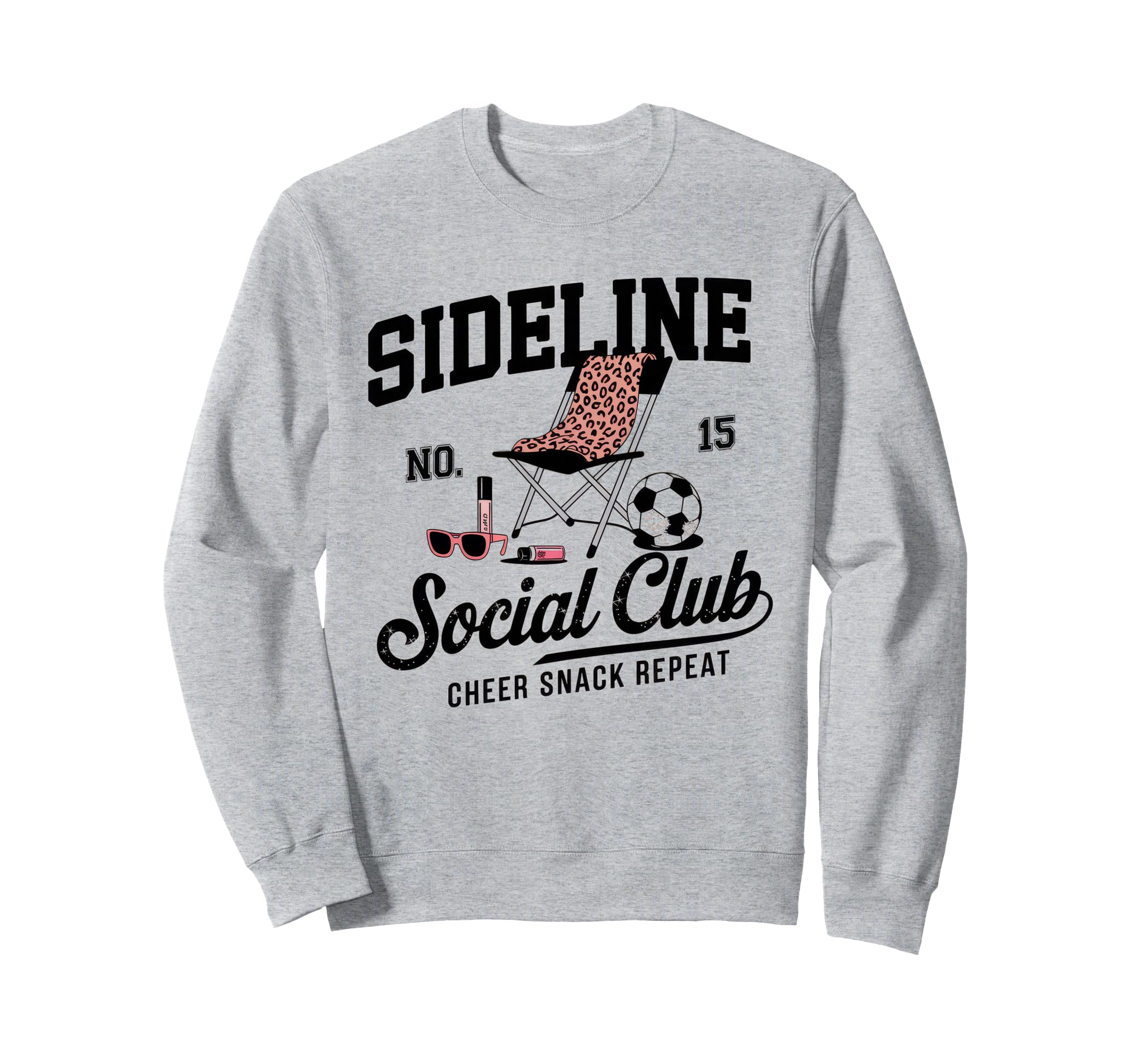Sideline Social Club Soccer Mom Sweatshirt - Custom Art Print for Adults - T-Shirt, Sweatshirt, Hoodie