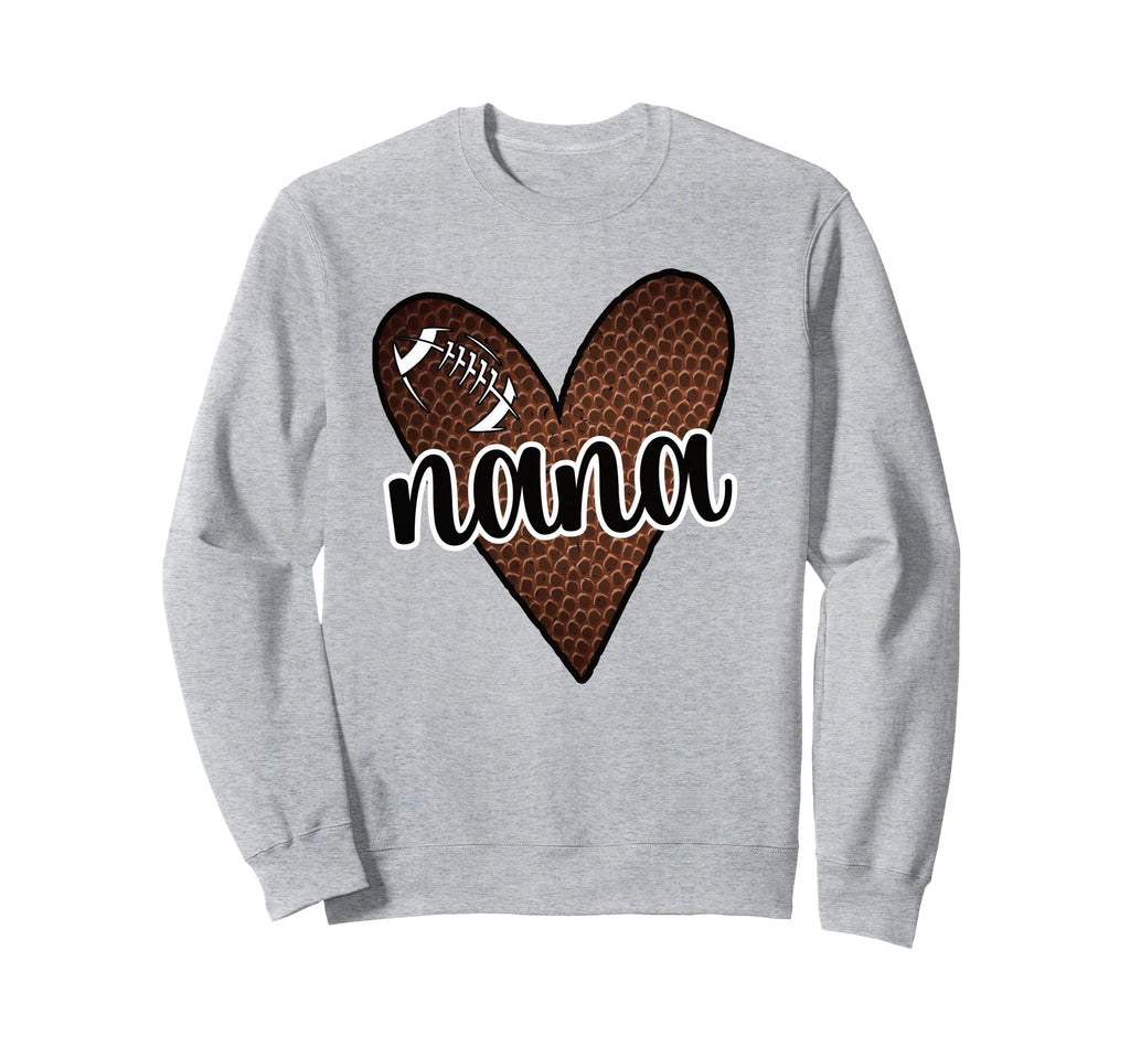 Football Nana Proud Nana Football Sweatshirt - Trendy Graphic for Adults - T-Shirt, Sweatshirt, Hoodie