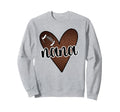 Football Nana Proud Nana Football Sweatshirt - Trendy Graphic for Adults - T-Shirt, Sweatshirt, Hoodie