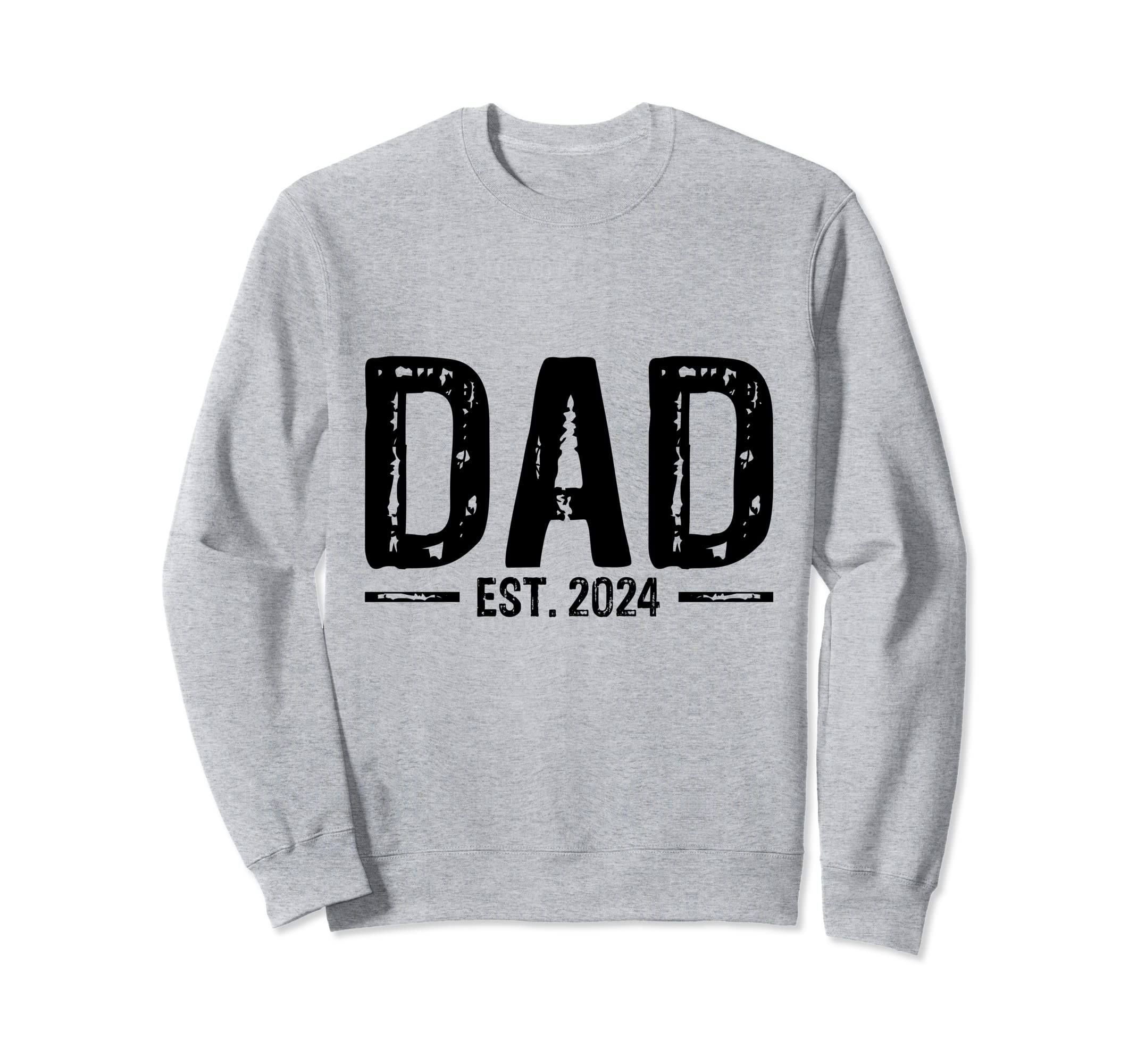 Dad Est 2024 Gift Dad Expectant Sweatshirt - Custom Art Print Unisex - T-Shirt, Sweatshirt, Hoodie