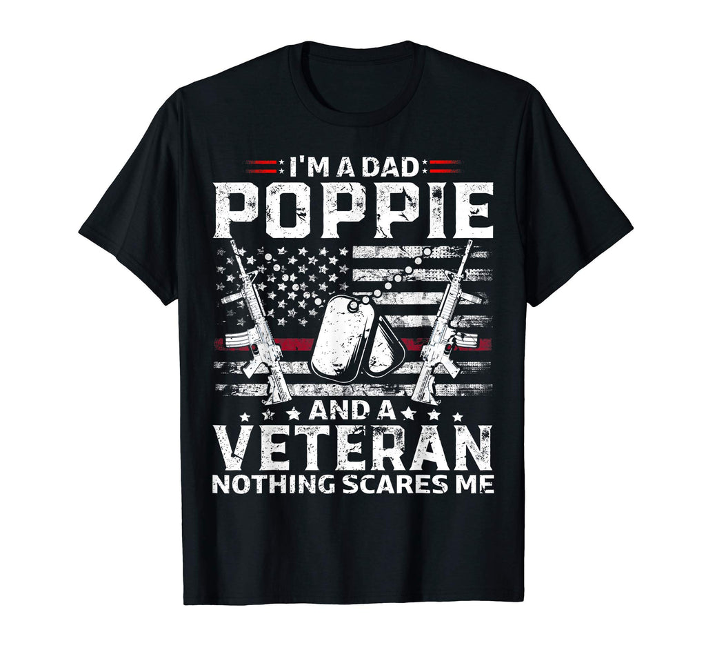 Im Dad Poppie Veteran Fathers Day T-Shirt - Minimalist Print for Adults - T-Shirt, Sweatshirt, Hoodie