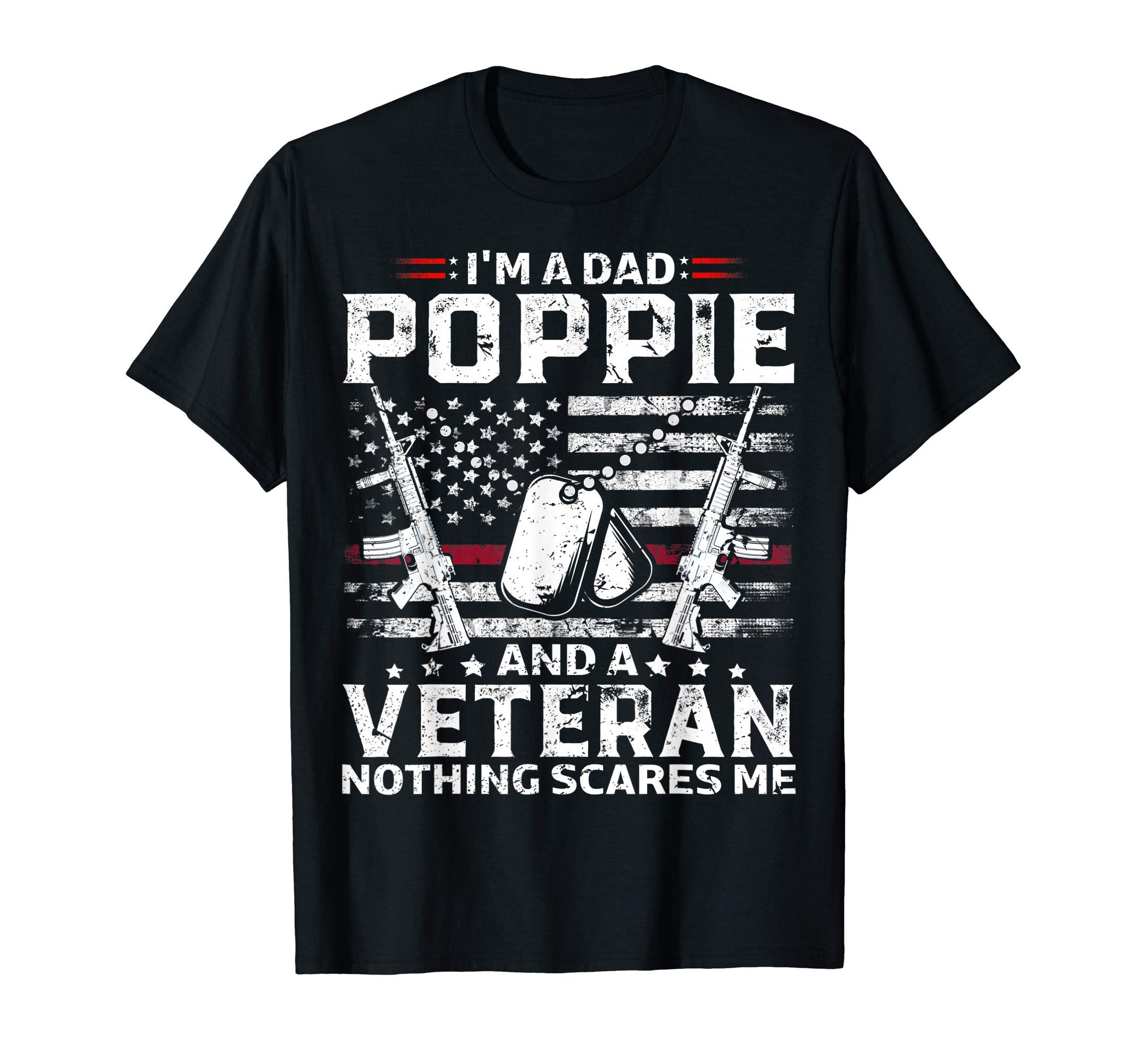 Im Dad Poppie Veteran Fathers Day T-Shirt - Minimalist Print for Adults - T-Shirt, Sweatshirt, Hoodie