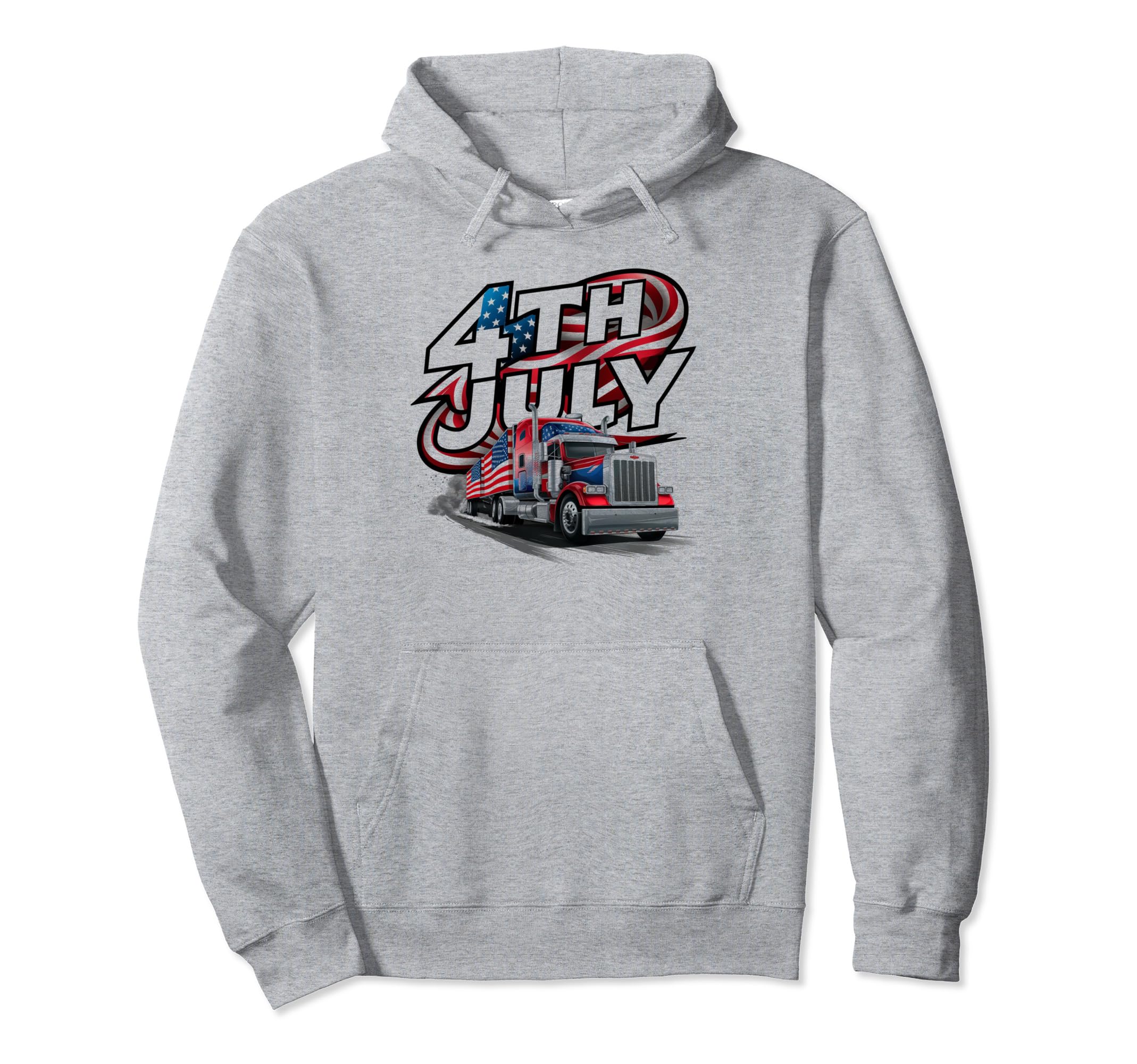 4Th July Us American Flag Patriotic Hoodie - Fun Novelty Design Unisex - T-Shirt, Sweatshirt, Hoodie