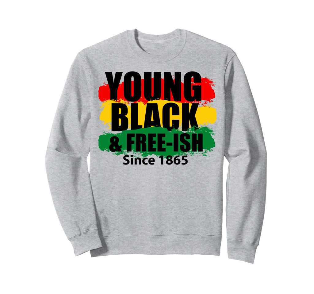 Juneteenth Melanin Black Dad Brown Sweatshirt - Minimalist Print Men Women - T-Shirt, Sweatshirt, Hoodie