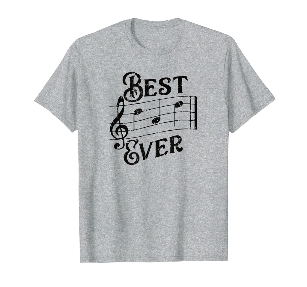 Best Dad Ever Musical Notes Chord T-Shirt - Casual Everyday Wear Men Women - T-Shirt, Sweatshirt, Hoodie