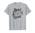 Best Dad Ever Musical Notes Chord T-Shirt - Casual Everyday Wear Men Women - T-Shirt, Sweatshirt, Hoodie