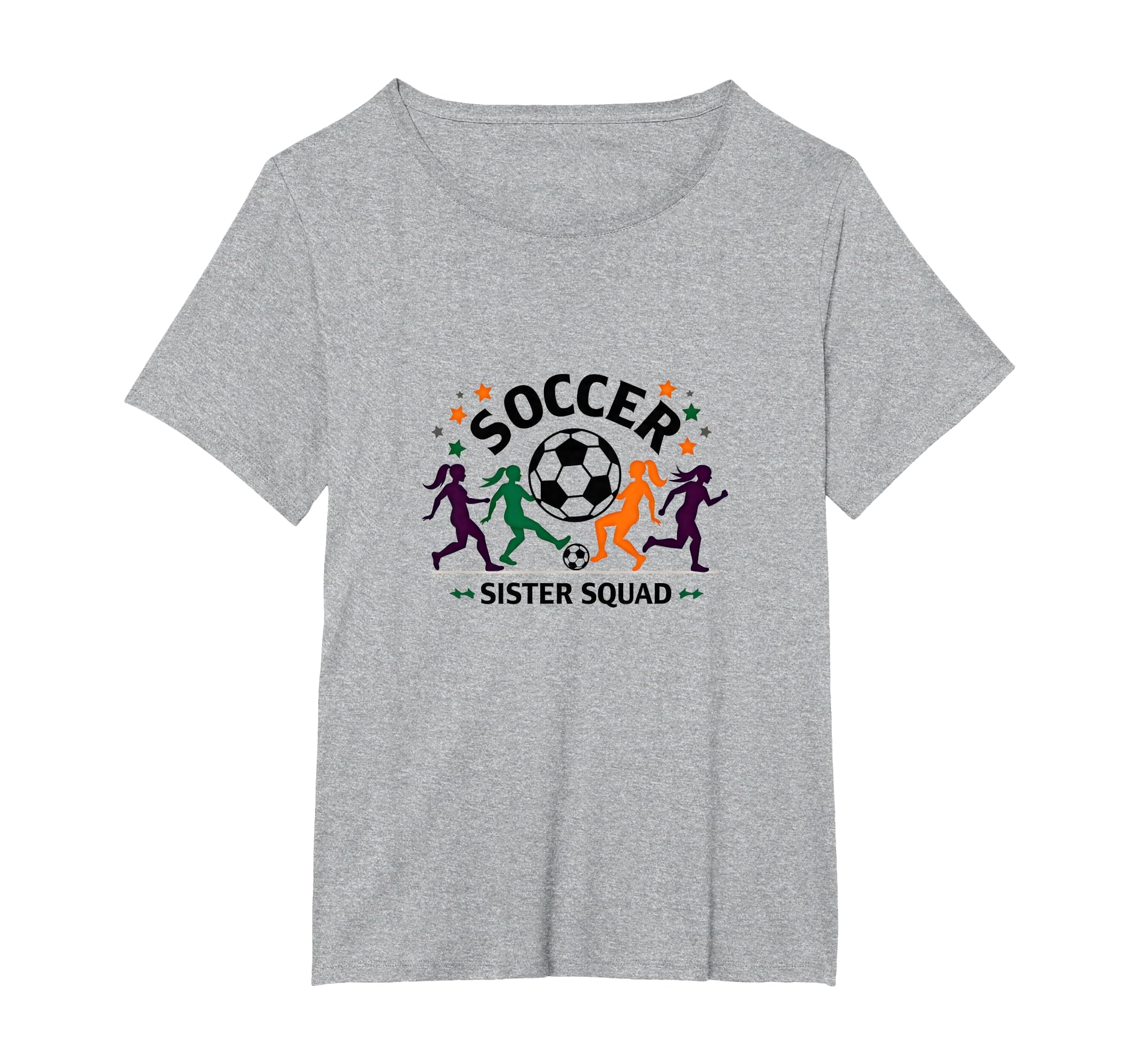 Soccer Sister Squad Team Spirit T-Shirt - Casual Everyday Wear for Adults - T-Shirt, Sweatshirt, Hoodie