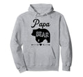 Papa Bear Funny Daddy Fathers Day Family Hoodie - Unique Graphic Unisex - T-Shirt, Sweatshirt, Hoodie