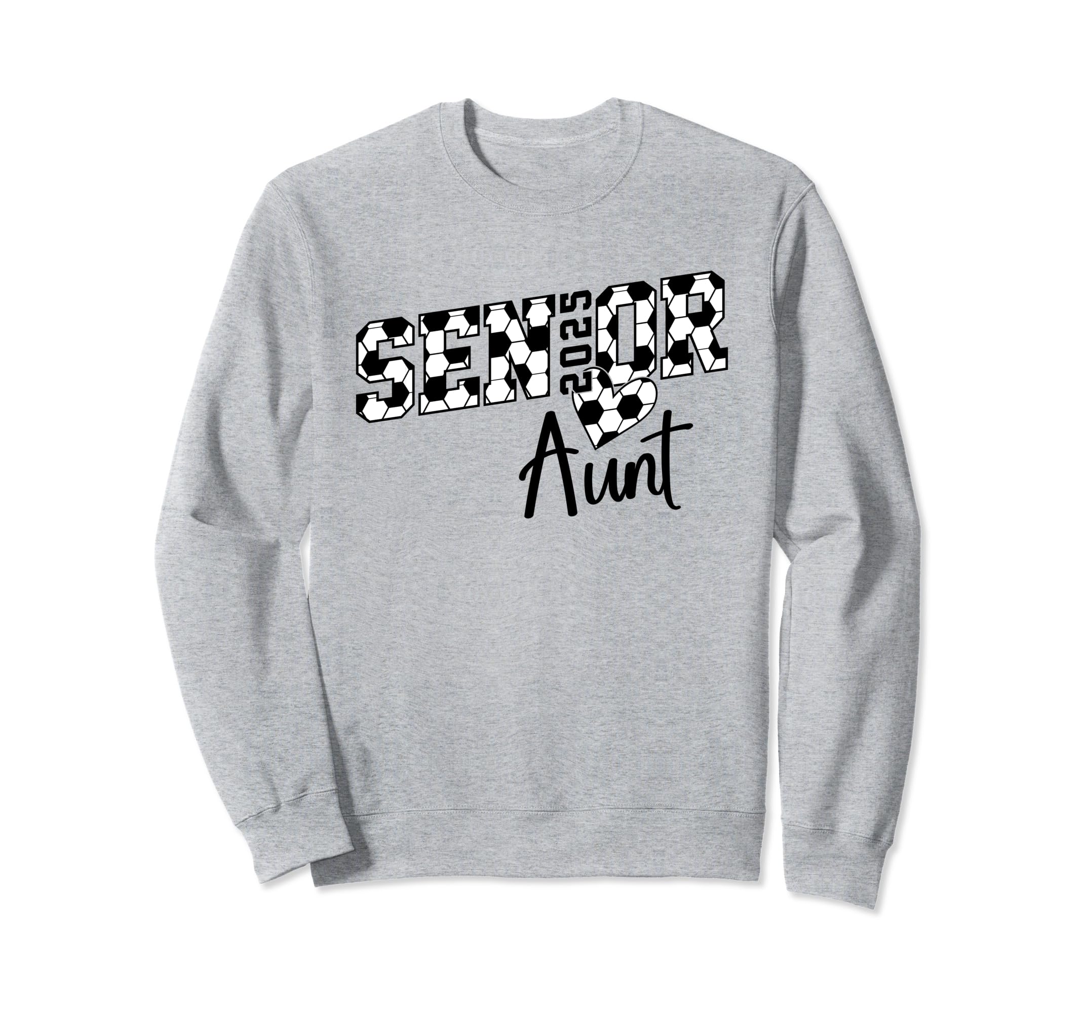 Proud Aunt Soccer Senior Class Sweatshirt - Aesthetic Graphic for Adults - T-Shirt, Sweatshirt, Hoodie