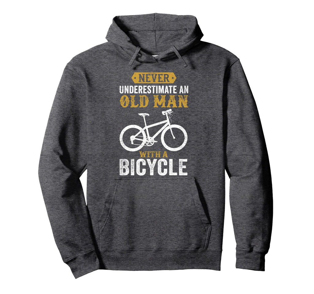 Cycling Dad Stuff Old Bicycle Funny Hoodie - Minimalist Print Men Women - T-Shirt, Sweatshirt, Hoodie