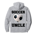 Soccer Uncle Family Matching Sport Hoodie - Minimalist Print for Adults - T-Shirt, Sweatshirt, Hoodie