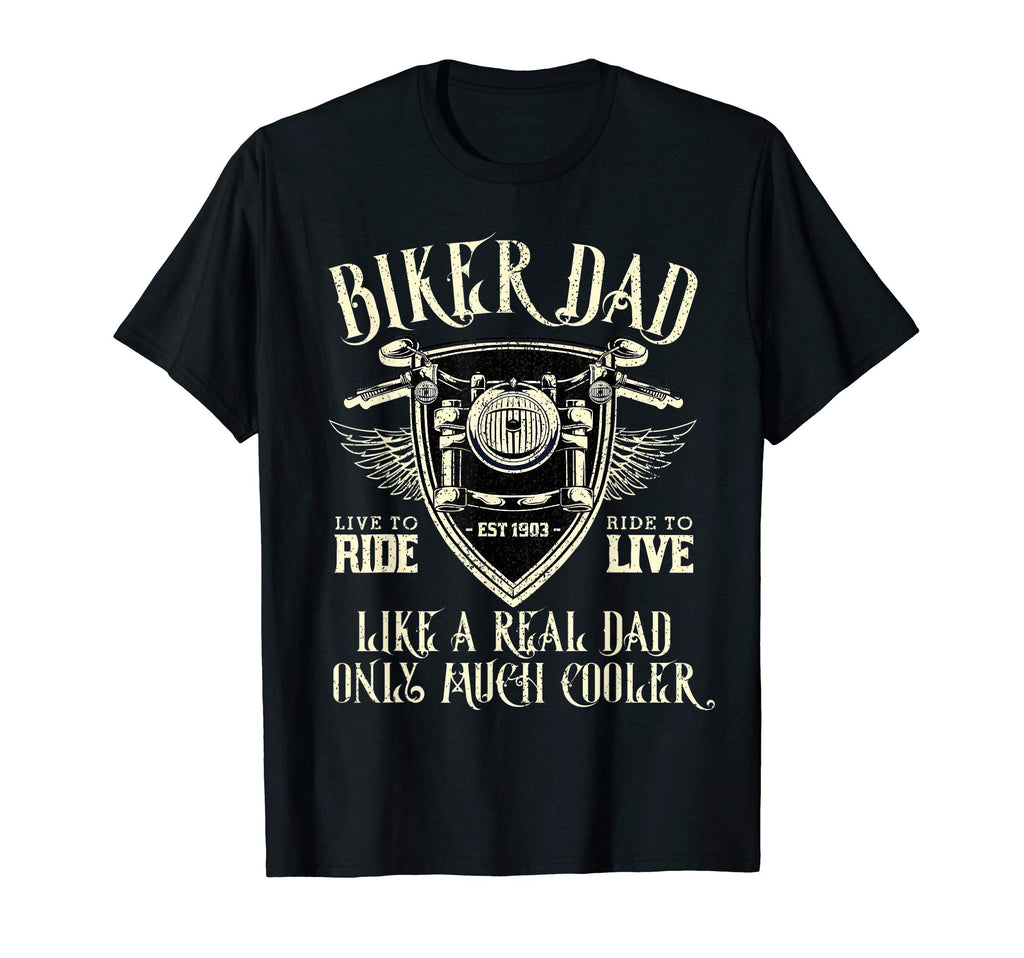 Mens Biker Dad Motorcycle Chopper T-Shirt - Streetwear Style Men Women - T-Shirt, Sweatshirt, Hoodie