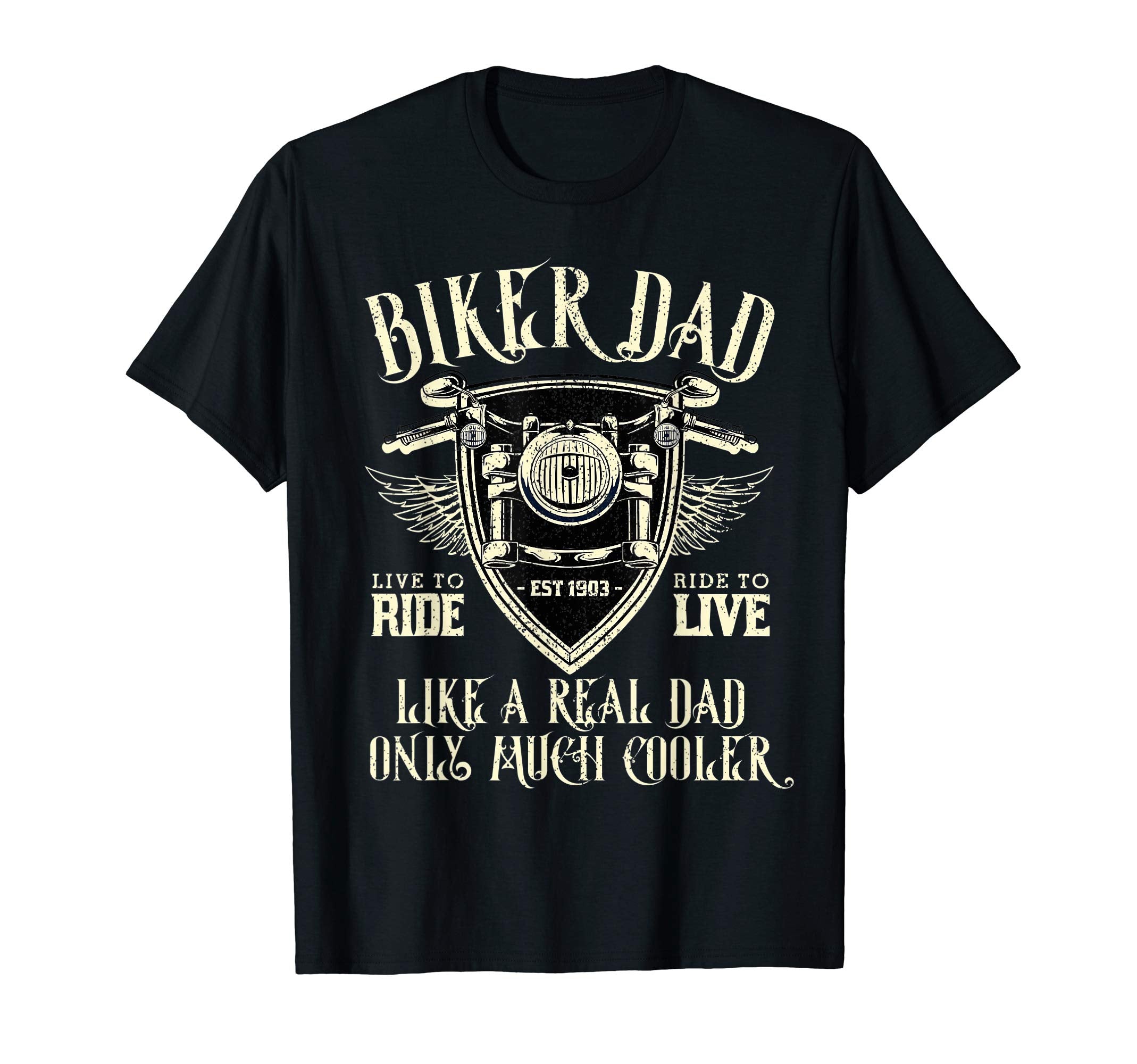Mens Biker Dad Motorcycle Chopper T-Shirt - Streetwear Style Men Women - T-Shirt, Sweatshirt, Hoodie