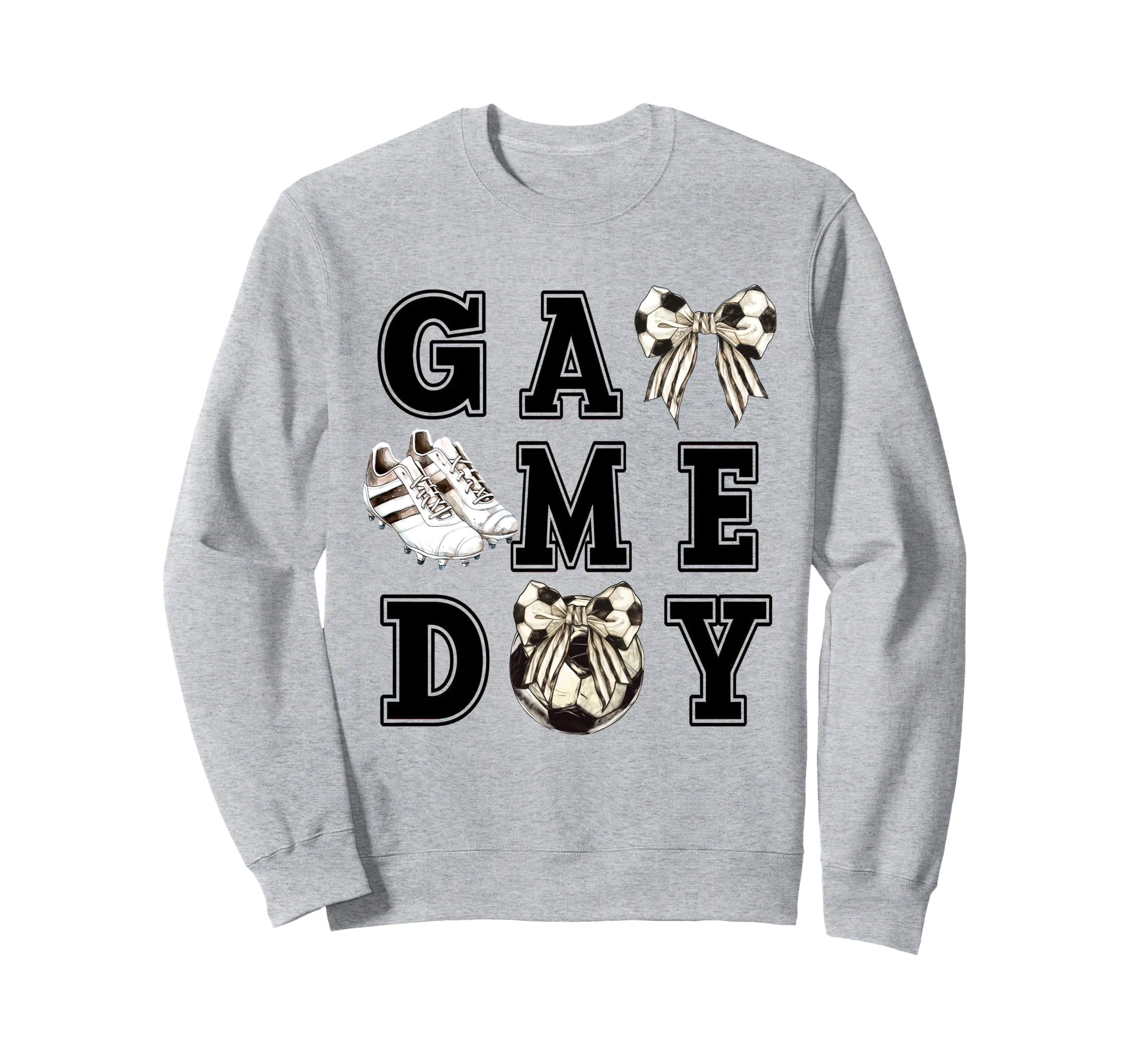 Coquette Bow Sports Parent Game Sweatshirt - Minimalist Print Men Women - T-Shirt, Sweatshirt, Hoodie