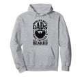 Dads Have Beards And Tattoos Hoodie - Casual Everyday Wear for Adults - T-Shirt, Sweatshirt, Hoodie