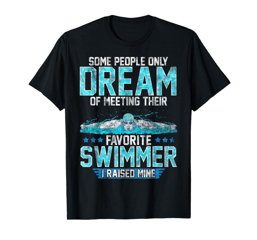 Swimming Parent Swimmer Mom Dad My T-Shirt - Streetwear Style for Adults - T-Shirt, Sweatshirt, Hoodie