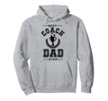 Best Coach Dad Ever Soccer Father Hoodie - Trendy Graphic for Adults - T-Shirt, Sweatshirt, Hoodie