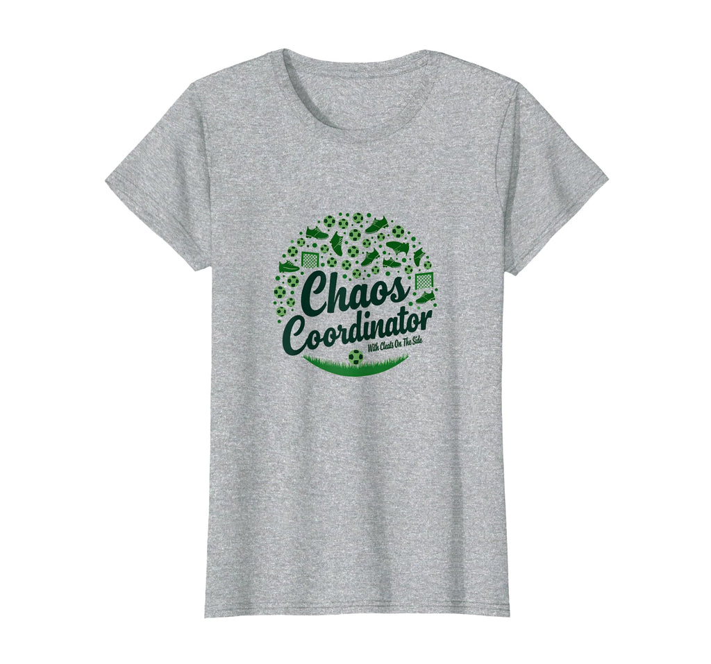 Soccer Mom Chaos Coordinator Cleats T-Shirt - Minimalist Print Unisex - T-Shirt, Sweatshirt, Hoodie
