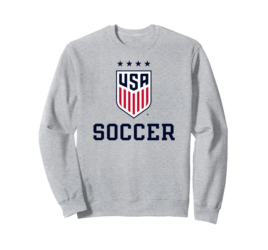 United States Soccer Icon Gray Sweatshirt - Fun Novelty Design Unisex - T-Shirt, Sweatshirt, Hoodie