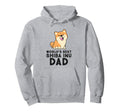 Worlds Best Shiba Inu Dad Dog Shiba Hoodie - Fun Novelty Design Men Women - T-Shirt, Sweatshirt, Hoodie