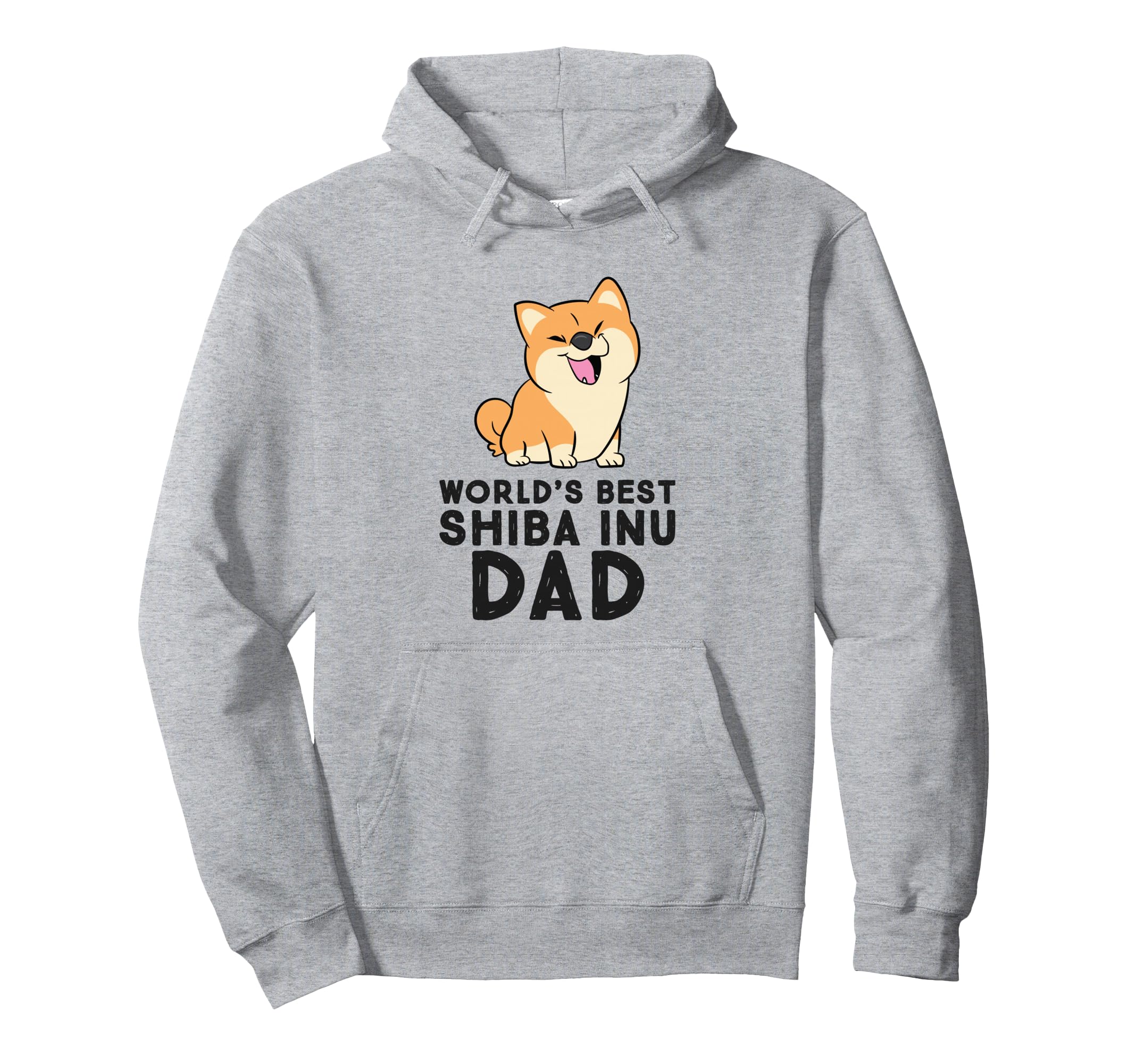 Worlds Best Shiba Inu Dad Dog Shiba Hoodie - Fun Novelty Design Men Women - T-Shirt, Sweatshirt, Hoodie