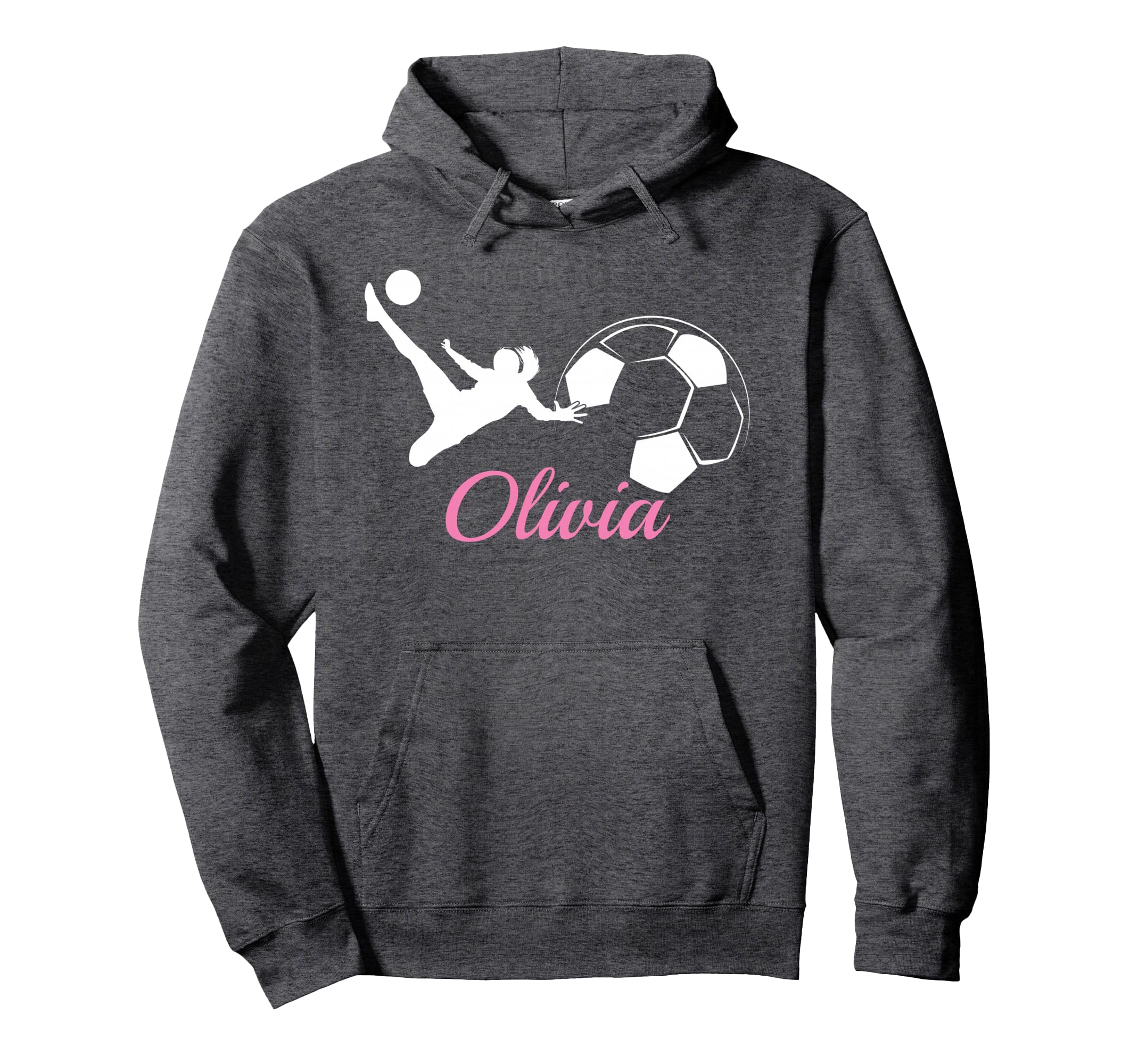 Olivia Name Gift Personalized Soccer Hoodie - Fun Novelty Design Unisex - T-Shirt, Sweatshirt, Hoodie