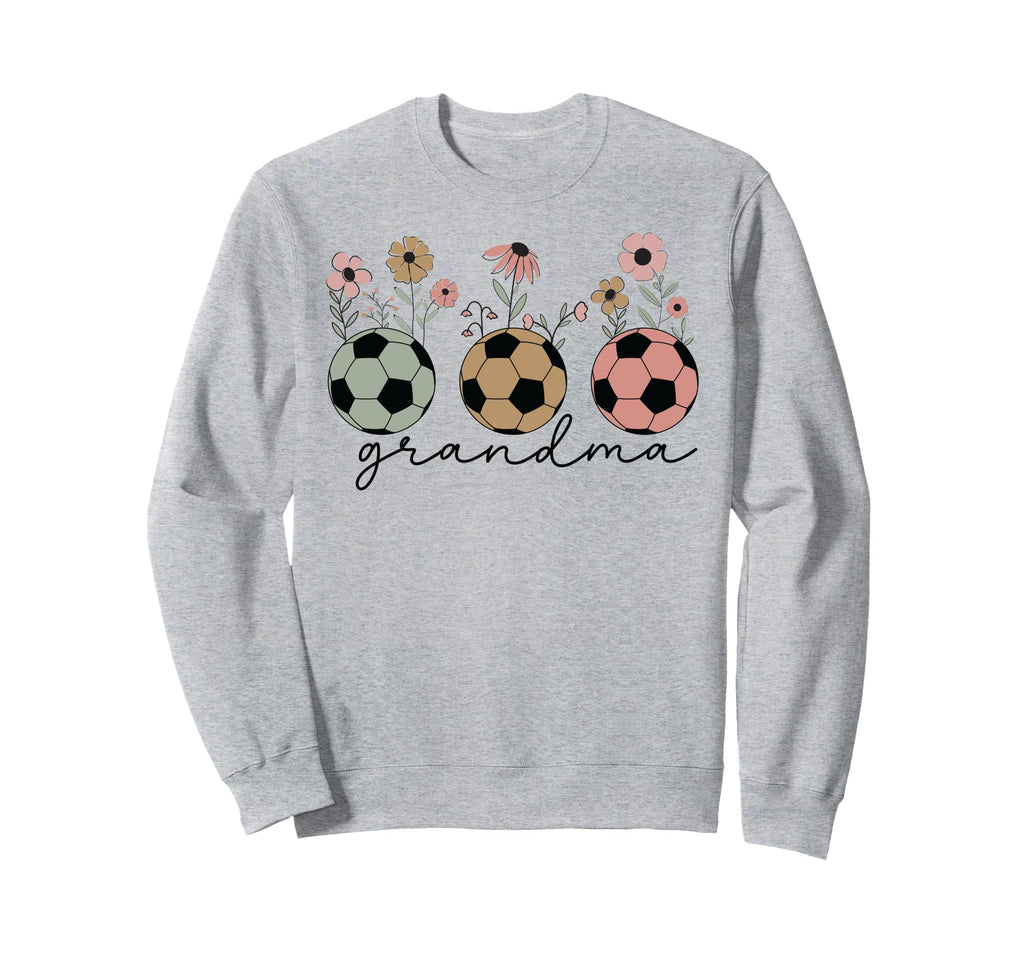 Soccer Grandma Wildflower Floral Sweatshirt - Aesthetic Graphic for Adults - T-Shirt, Sweatshirt, Hoodie