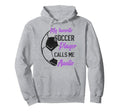My Favorite Soccer Player Calls Me Auntie Hoodie - Trendy Graphic Unisex - T-Shirt, Sweatshirt, Hoodie