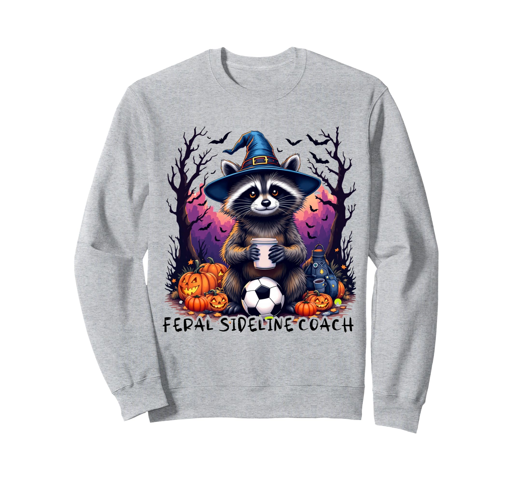 Halloween Soccer Mom Feral Soccer Mom Sweatshirt - Unique Graphic Unisex - T-Shirt, Sweatshirt, Hoodie