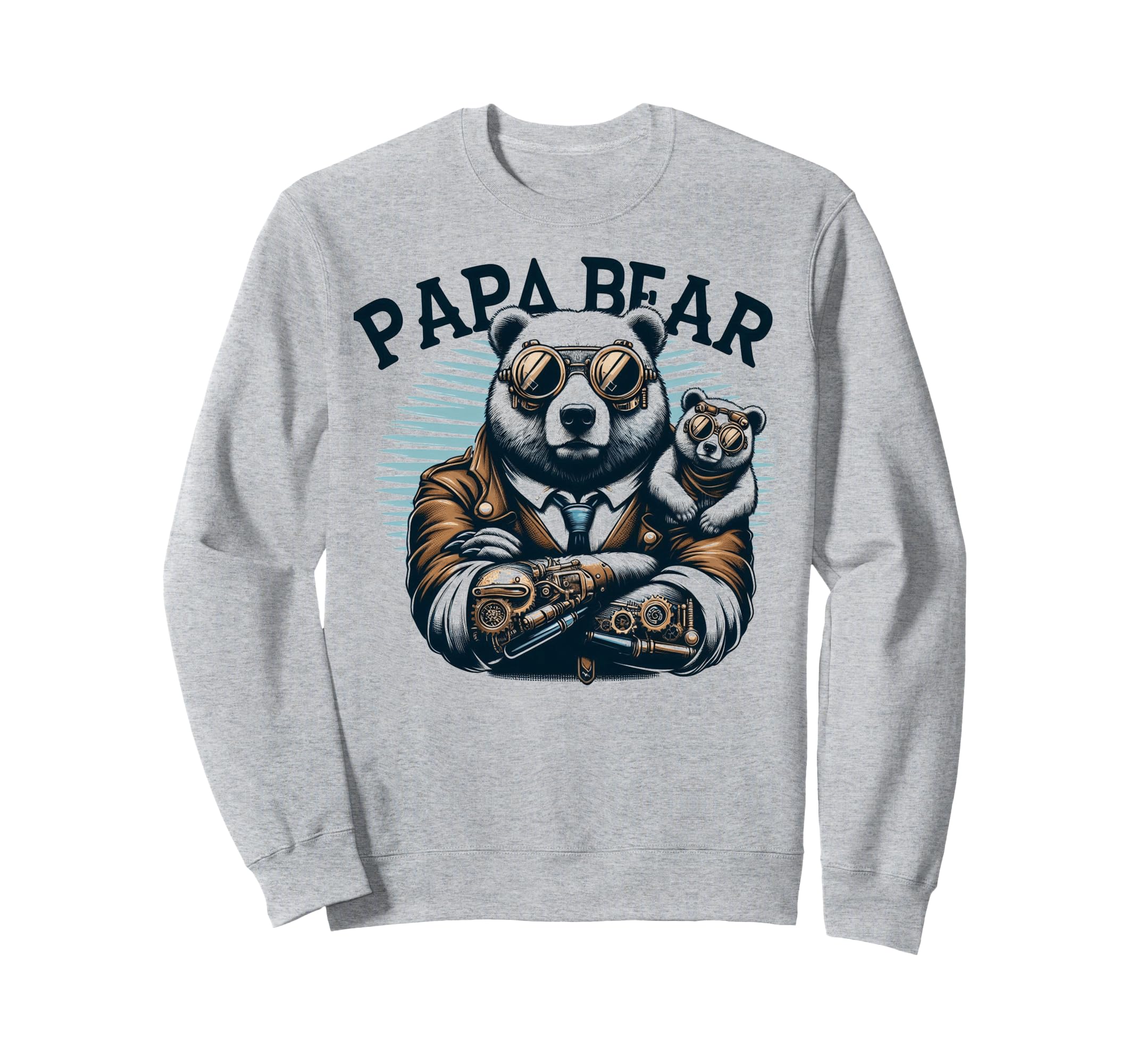 Papa Bear Funny Mechanic Bears Sweatshirt - Trendy Graphic Men Women - T-Shirt, Sweatshirt, Hoodie