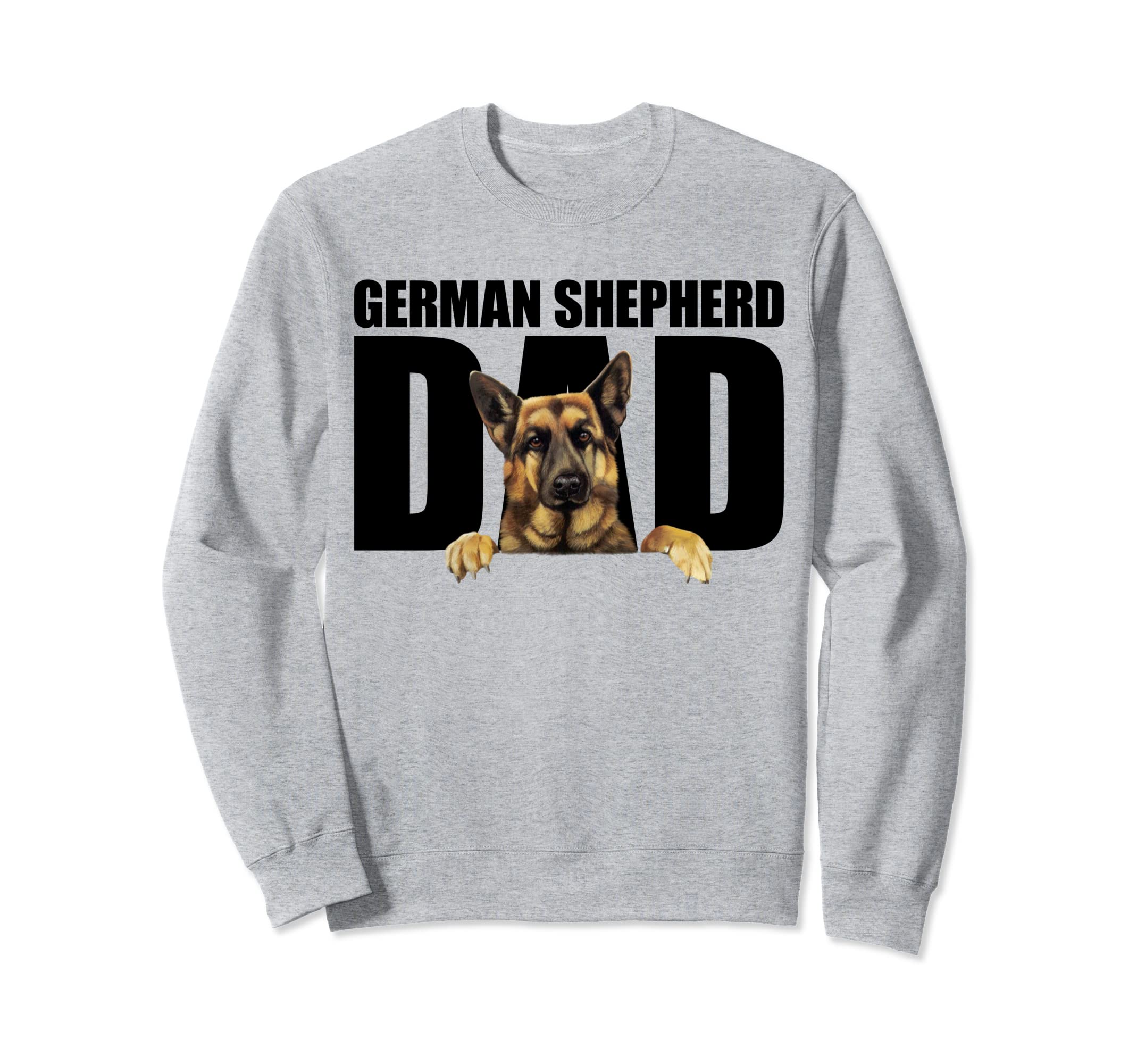 Dog Lover German Shepherd Dad Sweatshirt - Unique Graphic for Adults - T-Shirt, Sweatshirt, Hoodie