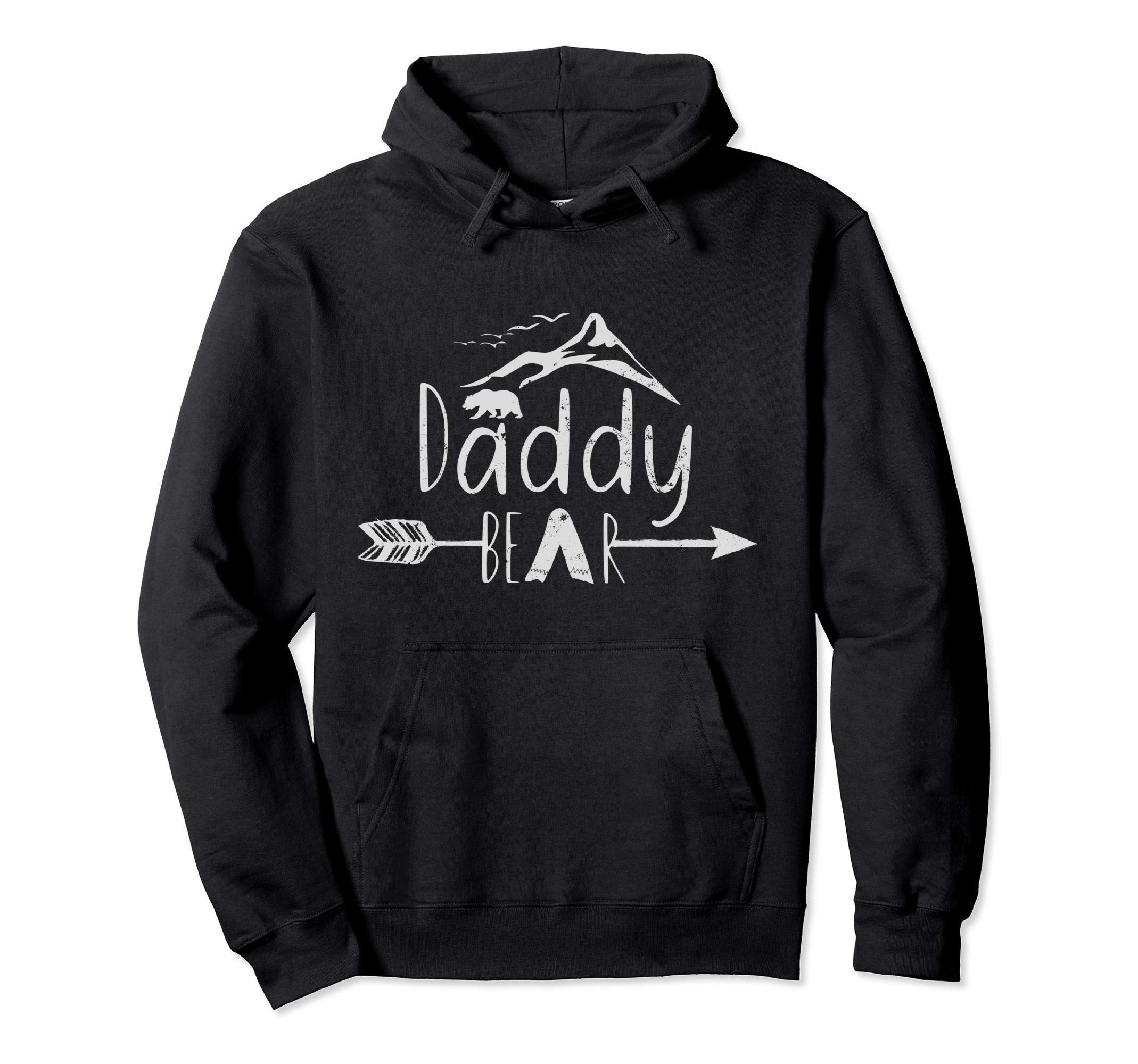 Daddy Bear Dad Father Papa Hoodie - Unique Graphic Men Women - T-Shirt, Sweatshirt, Hoodie