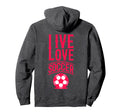 Funny Soccer Sayings Matchday Live Hoodie - Casual Everyday Wear Men Women - T-Shirt, Sweatshirt, Hoodie