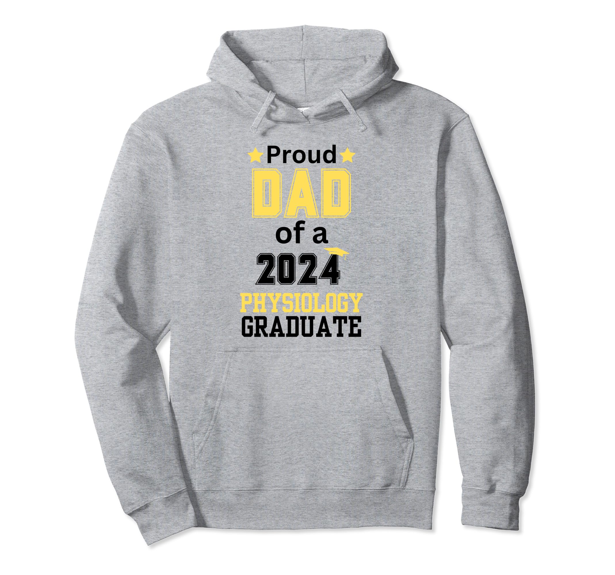 Proud Dad Class 2024 Physiology Hoodie - Aesthetic Graphic for Adults - T-Shirt, Sweatshirt, Hoodie