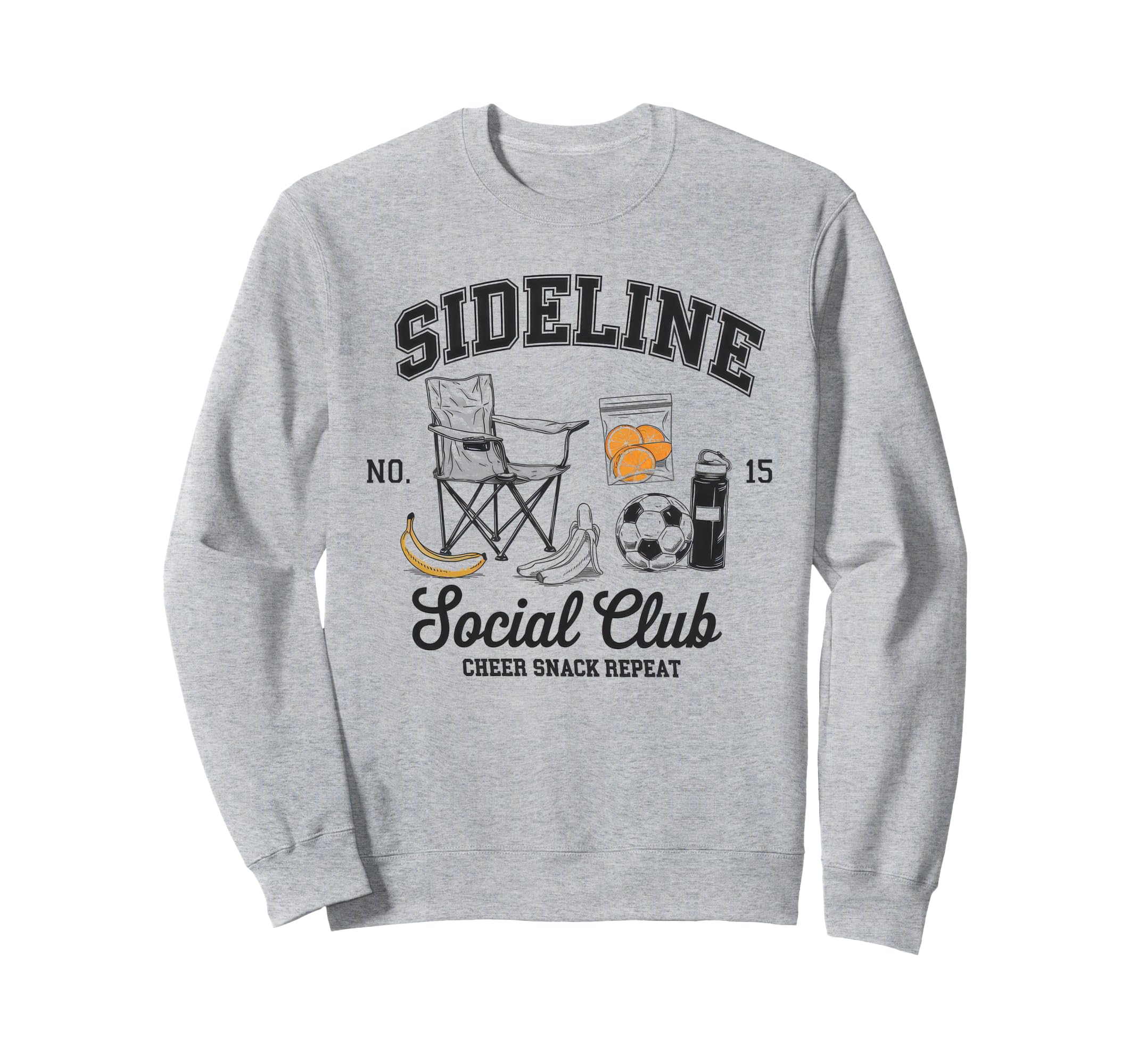 Sideline Social Club Soccer Sweatshirt - Casual Everyday Wear Men Women - T-Shirt, Sweatshirt, Hoodie