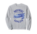 Copilots Brothers Aviation Dad Sweatshirt - Fun Novelty Design Men Women - T-Shirt, Sweatshirt, Hoodie