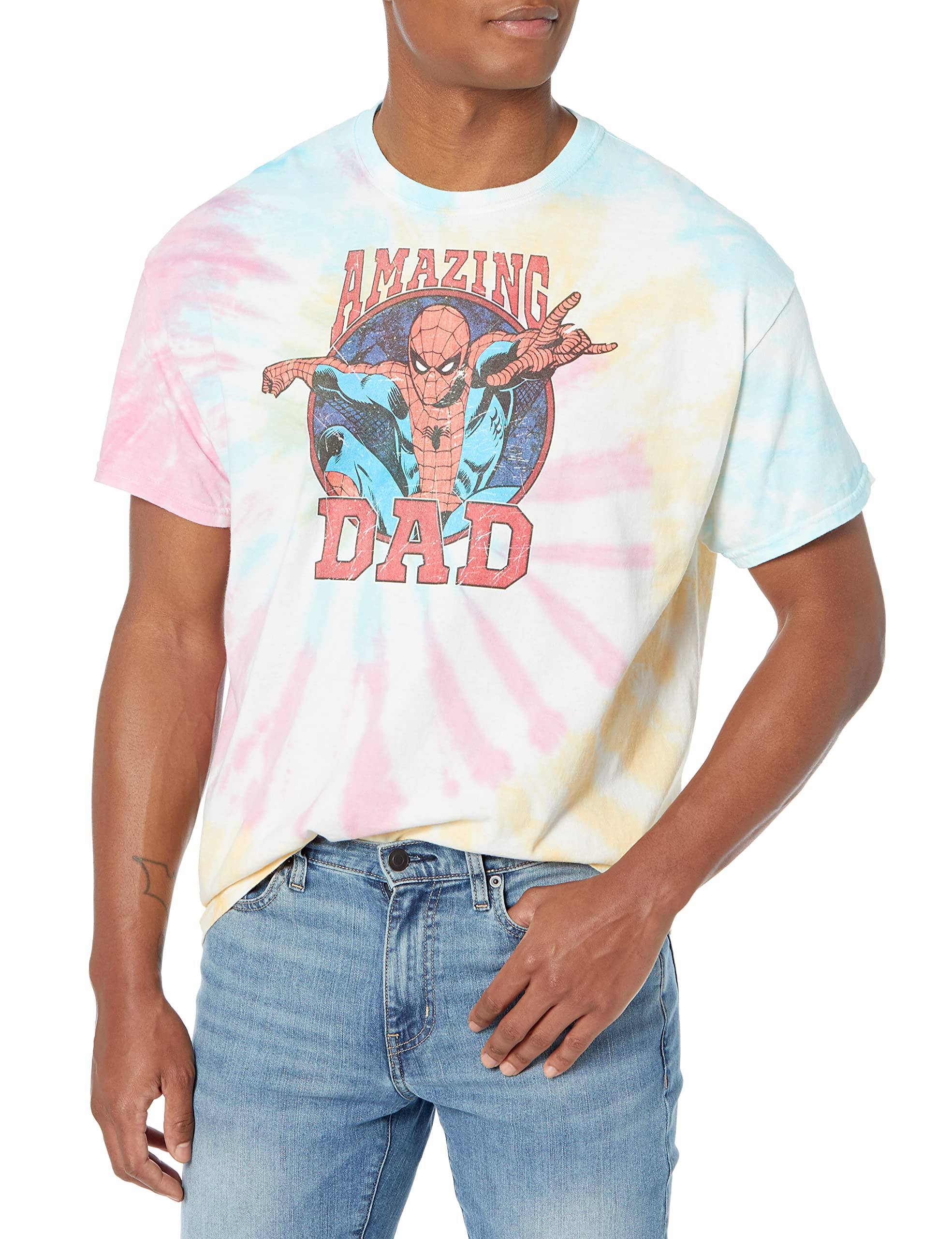 Marvel Mens Amazing Dad Hoodie - Custom Art Print Unisex - T-Shirt, Sweatshirt, Hoodie
