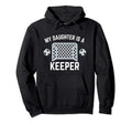 My Son Is Keeper Soccer Goalie Player Hoodie - Minimalist Print Unisex - T-Shirt, Sweatshirt, Hoodie