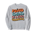 Proud Dad 2024 Graduate Groovy Sweatshirt - Custom Art Print for Adults - T-Shirt, Sweatshirt, Hoodie
